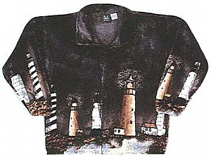 Lighthouse Plush Fleece Jacket Adult (XS - 4X)