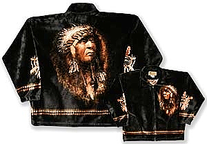 The Chief Plush Fleece Jacket Adult (Xs - 2X)