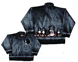 Bernese Mountain Dog Plush Fleece Jacket Adult (Sm - 2x)