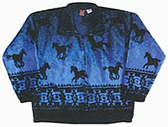Hombre Horse Plush Fleece Jacket - Junior (10-16) 