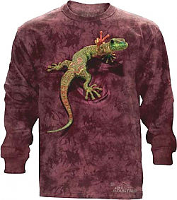 The Mountain Peace Out Gecko Long Sleeve Shirt (3X)