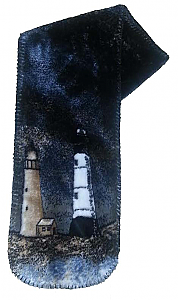 Lighthouse Plush Fleece Scarf