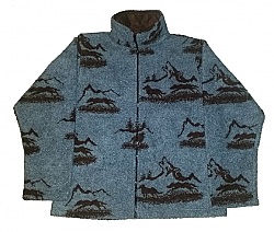 Clearance Wolf Mountain Microsuede Lined Fleece Jacket (Sm - XL)