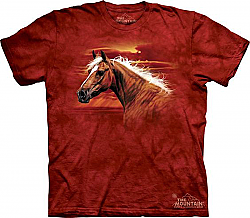 The Mountain Radiant Dream Palomino Short Sleeve Horse T-Shirt (Sm - 3X)