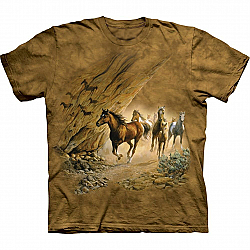 The Mountain Sacred Passage Short Sleeve Horse T-Shirt (Sm) 