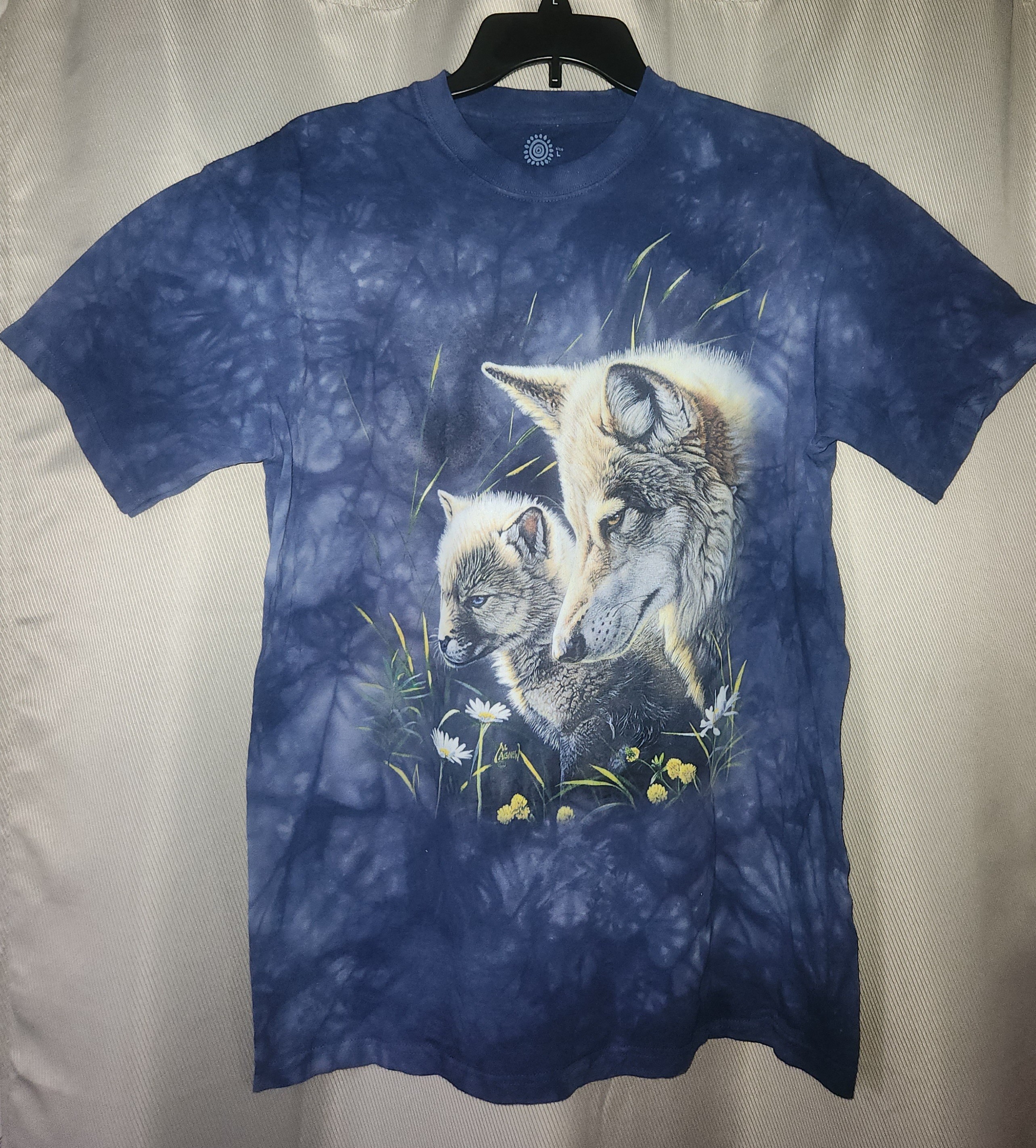 The Mountain New Season Wolf &amp; Pup T-Shirt New (Large, XL) 