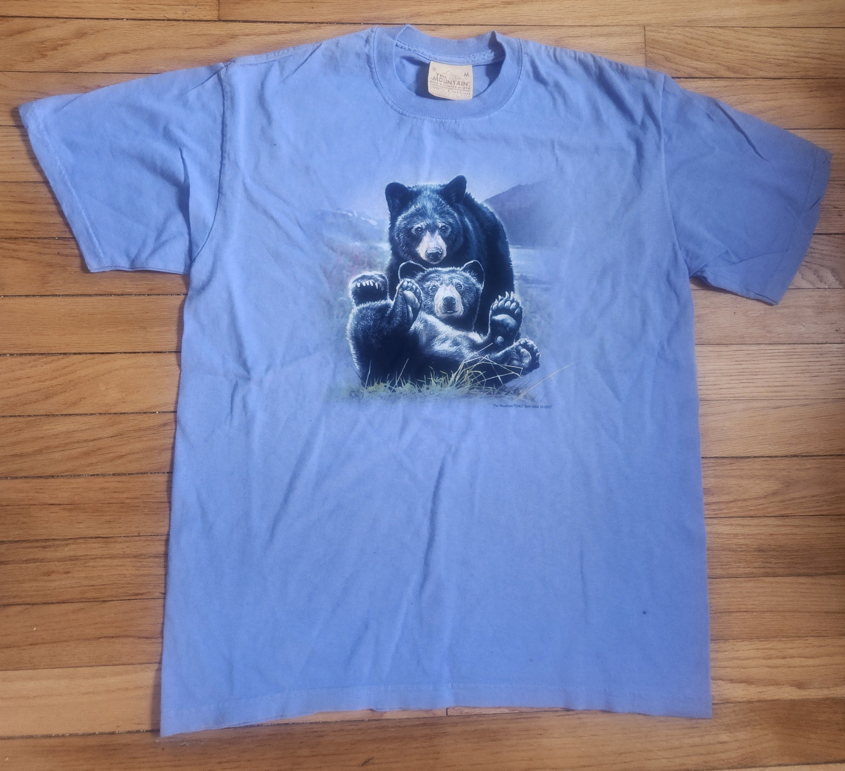 The Mountain Black Bear with Cub T-Shirt (Xl)
