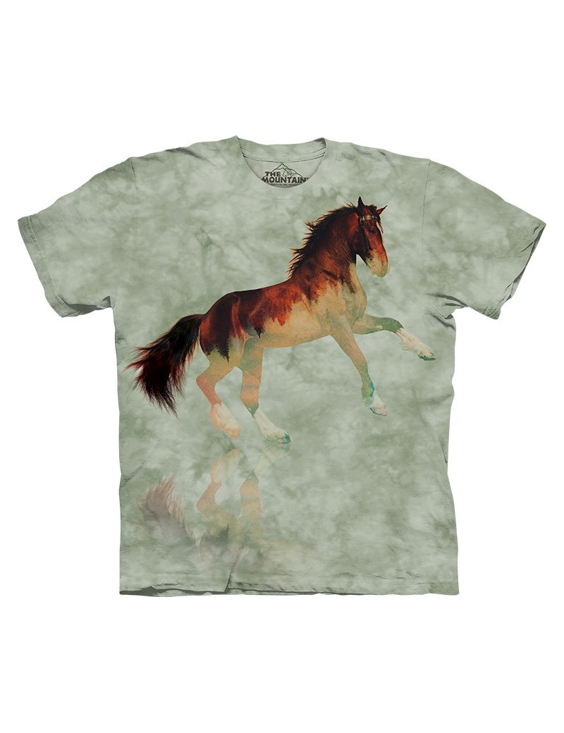 The Mountain Forest Horse Stallion Short Sleeve T-Shirt (Sm - 3x) 