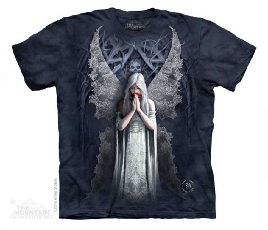 The Mountain Only Love Remains Angel Fantasy Skull Gatekeeper Fairy Adult TShirt SM-5X