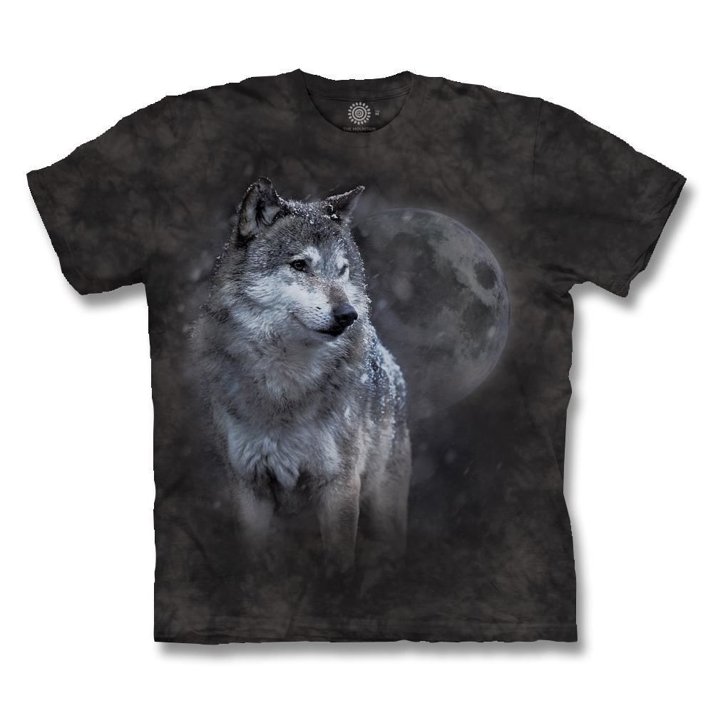The Mountain Winters Eve Wolf Moon T-Shirt New (Med - 3X)