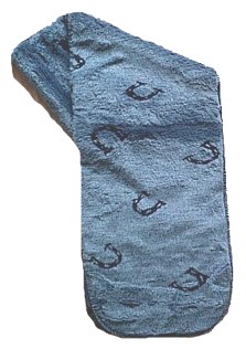 Horshoes Plush Fleece Horse Scarf