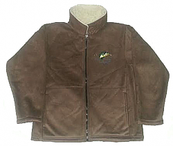 Clearance Sale Largemouth Bass Microsuede Jacket Adult (Tan 2X)