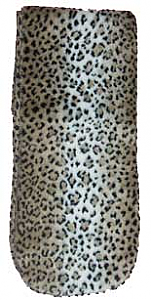 Clearance Leopard Print Plush Fleece Scarf
