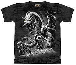 The Mountain Kids Black Dragon Youth T-Shirt (Md, Lg) 