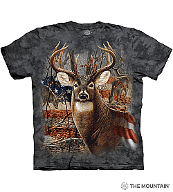 The Mountain Deer Collage Whitetail Buck T-Shirt (Sm, Lg, 2X) (CLONE)