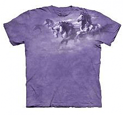 The Mountain Like The Wind Short Sleeve Horse Print T-Shirt (2X)   