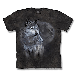 The Mountain Winters Eve Wolf Moon T-Shirt New (Med - 3X)