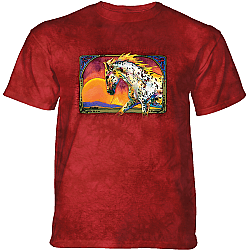 New The Mountain Chasing the Sun Horse Shirt Sm - 3x