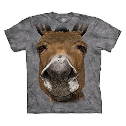 The Mountain New Donkey Short Sleeve Mule T-Shirt Adult (Sm - 3x)