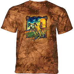 New The Mountain Freedom Horse Shirt Sm - 3x