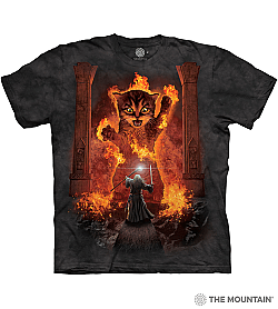 New The Mountain You Shall Not Pass Gandalf Lord of the Rings Cat Kitten T-Shirt