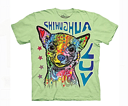 The Mountain Chihuahua Luv Dog T-Shirt by Dean Russo (Md - XL)
